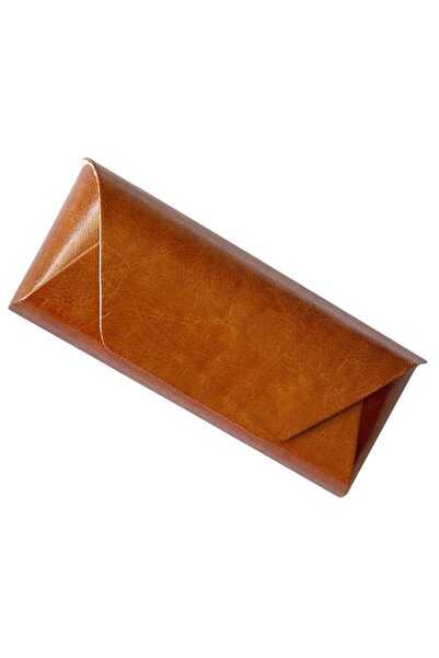 OEM Glasses case, vision and sun, brown, magnetic closure, 15.5x6 cm, increas...