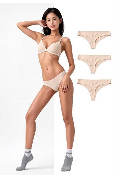 Lazer Kesim Tanga Külot 3'Lü Set