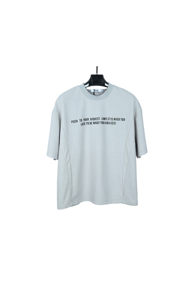 Red Planet Oversized T-Shirt - a Unique Artistic Touch