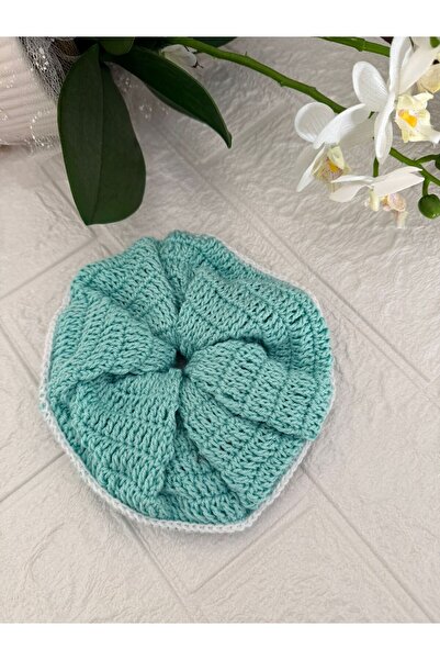 sema aksesuar Handmade Knitted Hair Clip - Elastic Hair Clip - Scrunchie