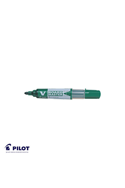 Pilot Marker pentru tablă albă Vboard, vârf rotund de 6 mm, cerneală verde, r...