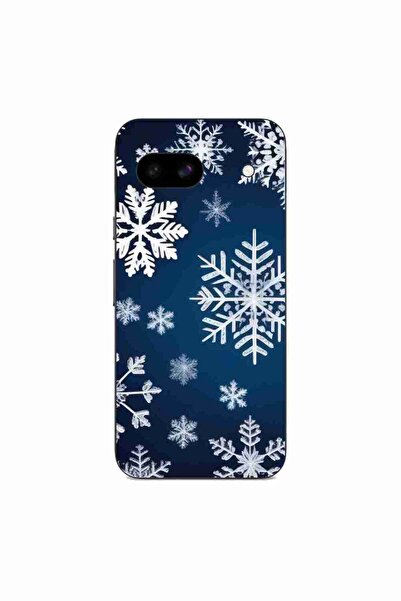 OEM Husa compatibila cu Google Pixel 8A Silicon Gel Tpu Model Fulgi de Nea