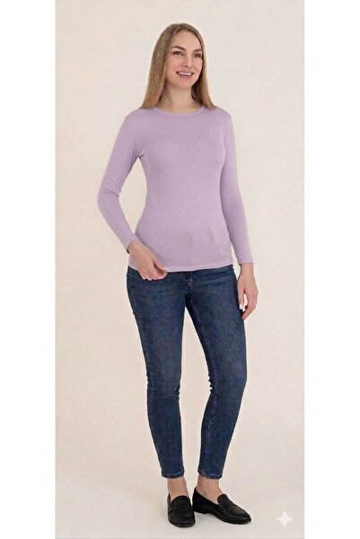 Altınay 2 Pieces Women's Round Neck Long Sleeve Bodysuit (T-Shirt)