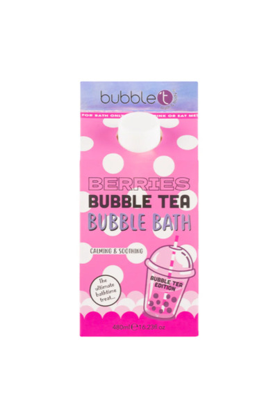 Bubble T Spumă de baie cu aromă de zmeură 480 ml