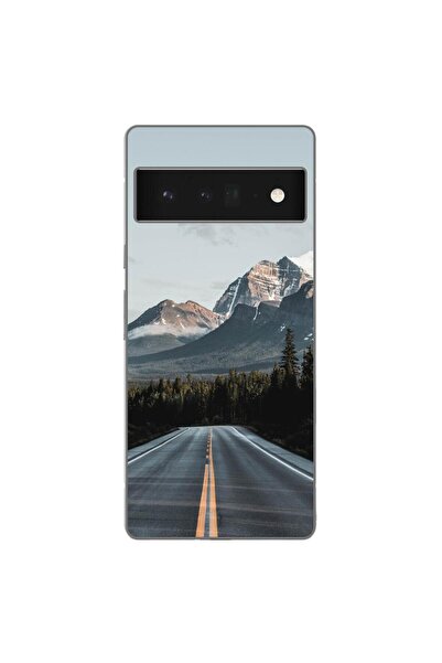 OEM Husa compatibila cu Google Pixel 6 Pro Silicon Gel Tpu Model Mountain Road