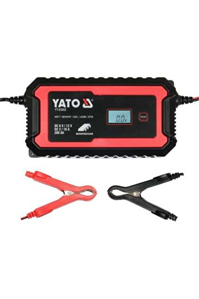 yato Redresor cu afișaj LCD, Gamă 6V/2A, 12V/10A