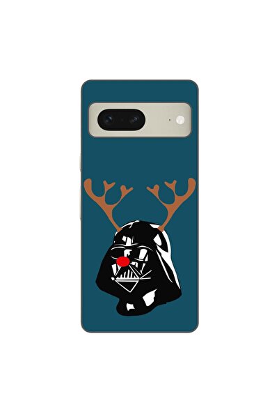 OEM Husa compatibila cu Google Pixel 7 Silicon Gel Tpu Model Craciun Darth Va...