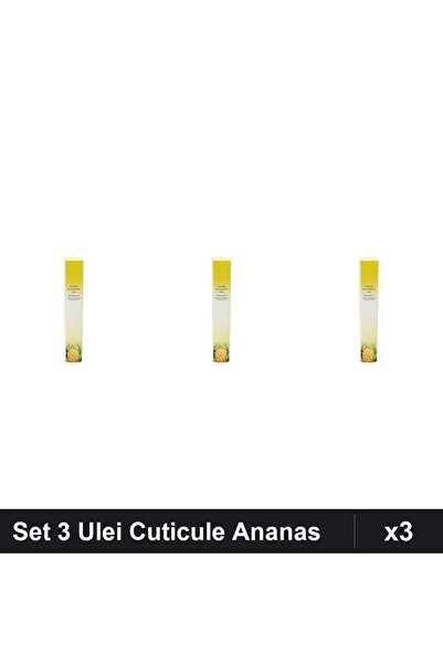 global fashion Set 3 Uleiuri Cuticule Stilou Ananas, Îngrijire Unghii