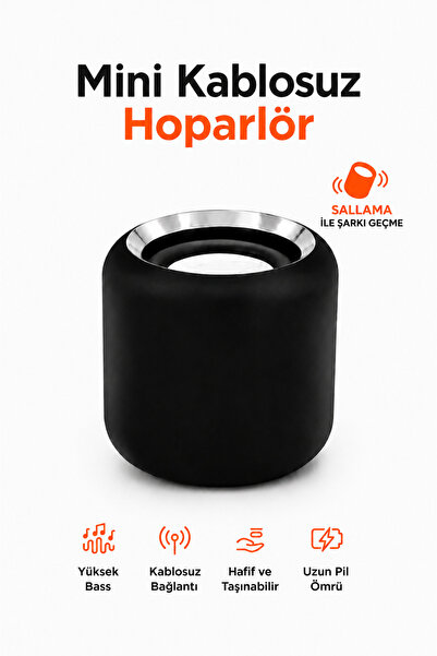 Abbruch Mini Bluetooth Hoparlör Şarjlı Taşınabilir Ses Bombası Yüksek Ses Kal...