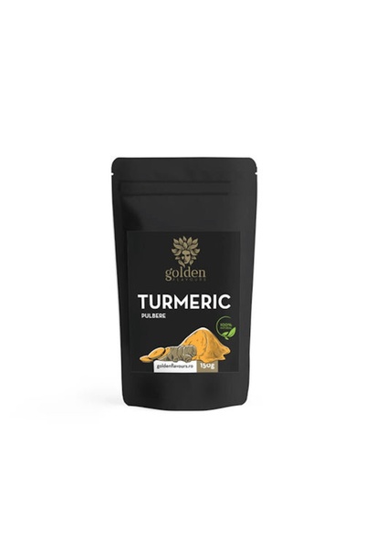 Golden Flavours Turmeric Pulbere 100% Naturală, 150g