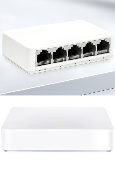 ThenTech 5 Portlu Ethernet Switch İnternet Çoğaltıcı Dağıtıcı Çoklayıcı Ev Of...