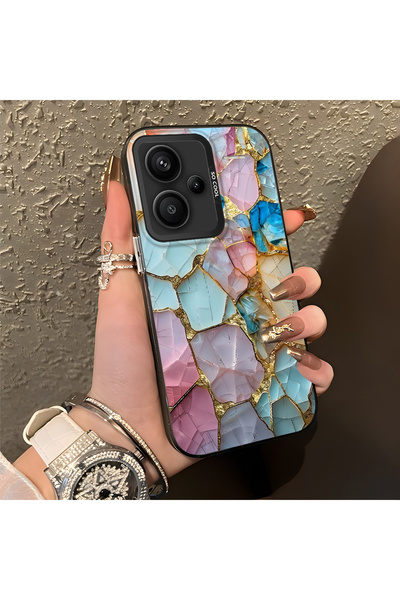 ARTISHELL Redmi Note 13 Pro Plus+ 5G Uyumlu Mermer Desenli Düşmeye Dayanıklı ...