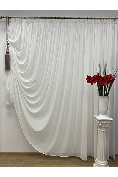 Liz Line Perdea nesifonabila, din matase hoteliera, 500x245cm, din colectia "...