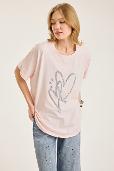 HomeStore Payetli Geçme Tshirt