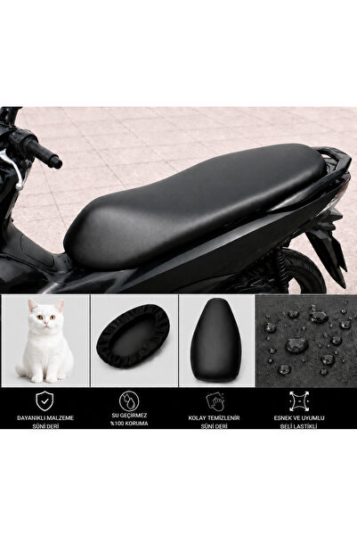 lawrenceshop Husa pentru șa Motocicletă Motlux Rossi 50 Protecție impermeabil...
