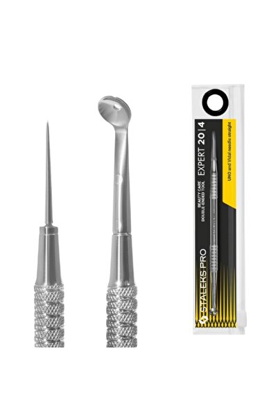 STALEKS Instrument cosmetic, ZE-20/4, Pentru curățarea pielii, Dublu, 143mm