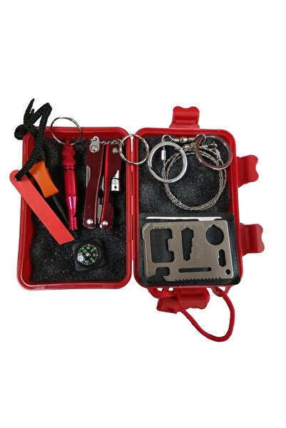 PROCART Kit de supraviețuire multifuncțional, 6 piese pentru camping, drumeți...