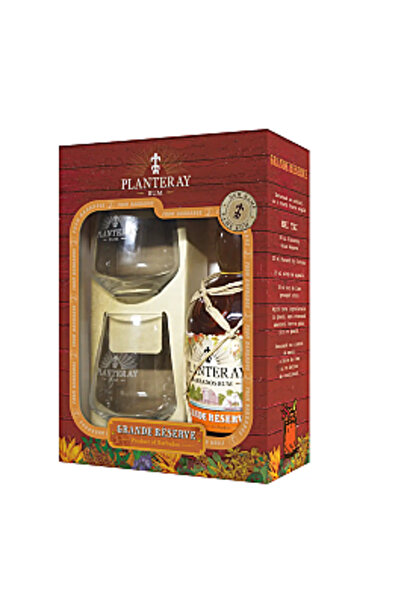 Planteray Rum Grande Reserve 0.7 L SGR + 2 Pahare