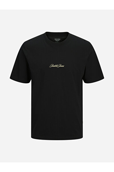 Jack & Jones تي شيرت رجالي بطبعة جرافيكية ورقبة دائرية