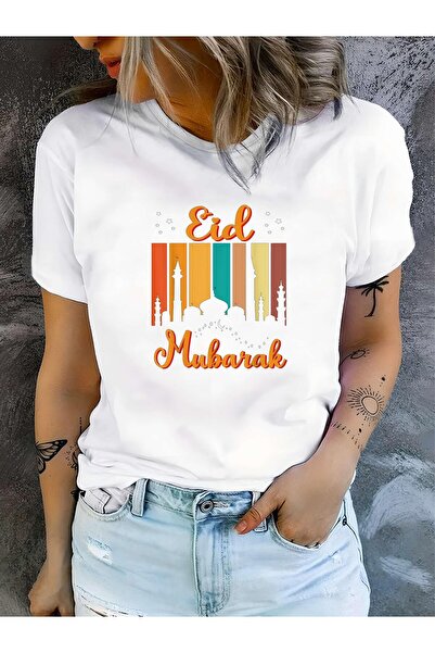 bolivia's This Women'S New Casual Versatile Short-Sleeve T-Shirt Features Eid...