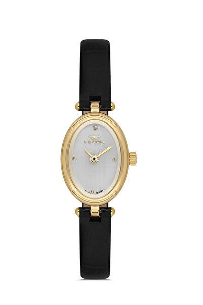 FERRO Black Leather Cord Women's Wristwatch Fl21767B-N 3Atm Water Resistant 2...
