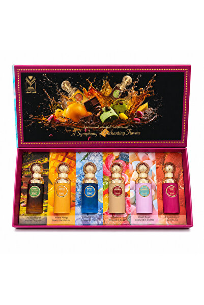 Le Bonheur Set cadou Almas Sweet Edition - Colecție de 6 parfumuri gurmande, ...