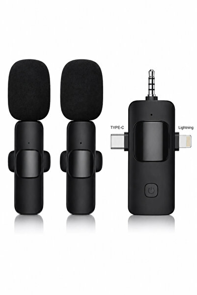 Blackbird Game Center Dunspin SK-692 2.4G Çiftli Kablosuz Yaka Mikrofonu Tele...