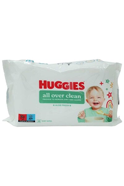 Huggies Servetele Umede, Huggies, 56 buc All Over Clean