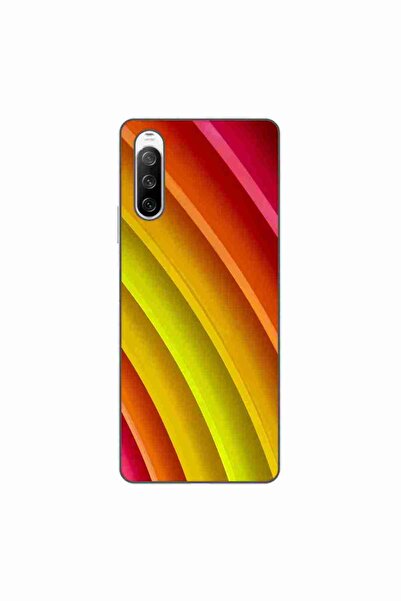 OEM Husa compatibila cu Sony Xperia 10 III Silicon Gel Tpu Model Abstract Str...