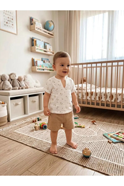 DMR Elegance 1/4 Year Old Muslin Fabric Baby Set