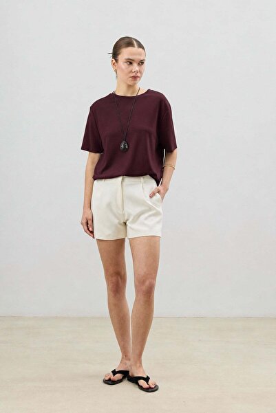 Antioch Ženska majica kratkih rukava Plum Flowy