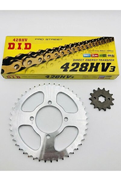 İthal YAMAHA YBR 125 ZİNCİR DİŞLİ SETİ 45T ARKA DİŞLİ - 14T ÖN DİŞLİ - 428HV3...