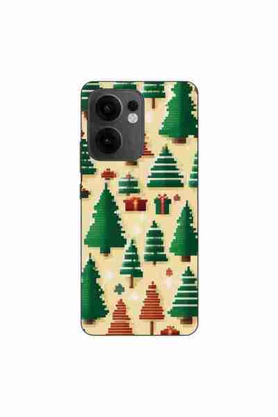 OEM Husa compatibila cu Oppo Reno13 F Silicon Gel Tpu Model Pixel Art Christm...