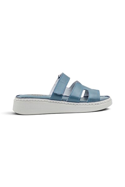 Shoes شبشب نسائي من الجلد الطبيعي موديل H من MR WHITE ORTHOPEDIC