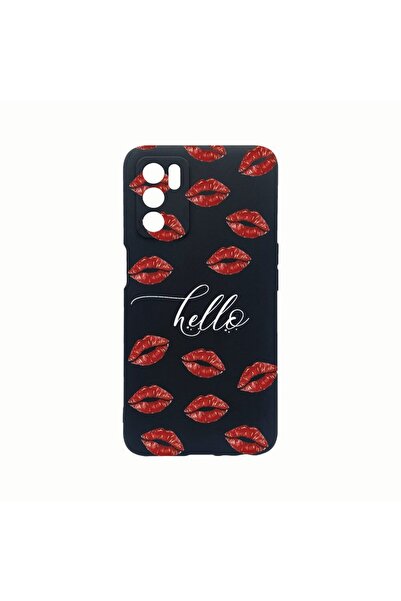 bestcase Θήκη σιλικόνης, Συμβατή με Oppo A54s, Hello Kisses, Ανθεκτική στη φθ...
