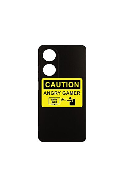 bestcase Husa BestCase¬Æ Slim SIlicon 0.8MM, Compatibila Cu OPPO A60, Angry G...