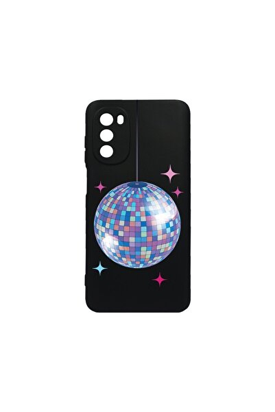bestcase Тънък силиконов калъф 0.8ММ, съвместим с Motorola Moto G52, Диско то...
