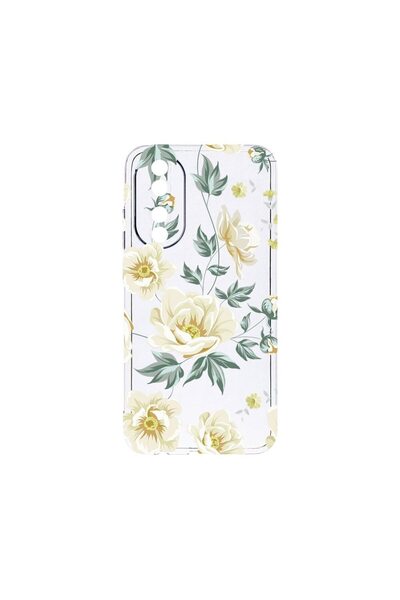 bestcase Διαφανής Θήκη Σιλικόνης 2MM, Συμβατή με Honor 90 5G, Λουλούδια, Αντι...