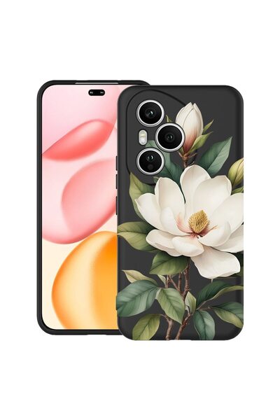bestcase ¬Æ Husa TPU Ultra Slim Compatibila cu Honor 400 Pro, Floral - White ...