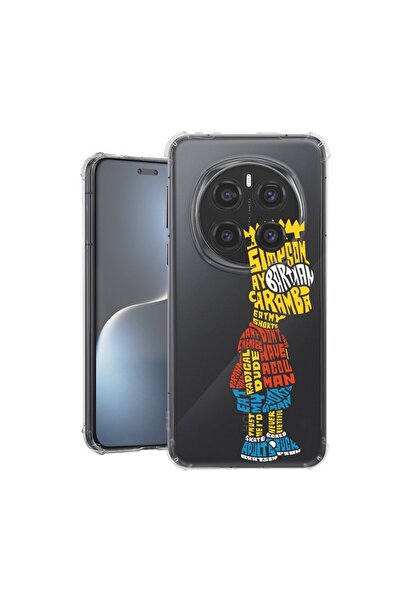 bestcase Калъф за Honor Magic7 Pro, Удароустойчив 1.5ММ, Калиграфия Барт Симп...