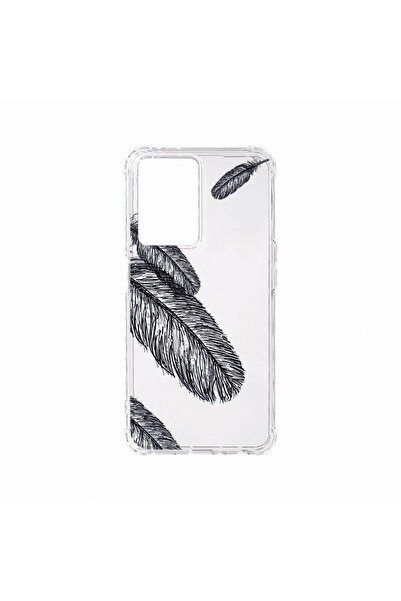 bestcase Husa BestCase¬Æ Anti Shock, Compatibila Cu OPPO A57, Feathers BW, Re...