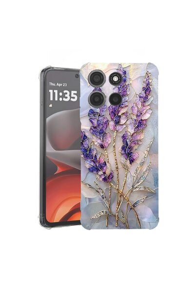 bestcase ¬Æ Husa Anti Shock Compatibila cu Motorola Moto G86 Power, Floral - ...