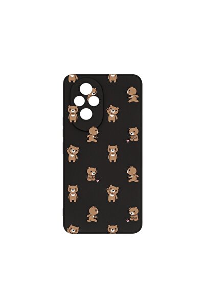 bestcase Husă Premium din Silicon, Compatibilă cu Honor 200, Model cu Ursuleț...