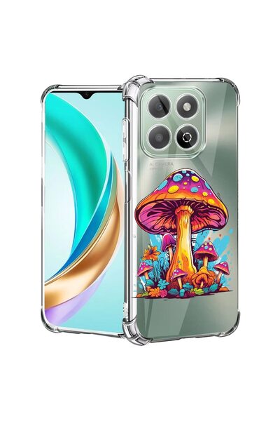 bestcase ¬Æ Husa compatibila Honor X8C, Anti Shock 1.5MM, Dream Colors Mushro...