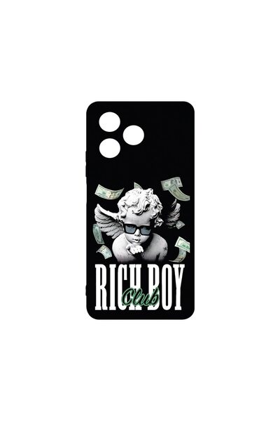 bestcase Θήκη για OPPO A40, BestCase® Λεπτή Σιλικόνη, Rich Boy Club, Προστασί...