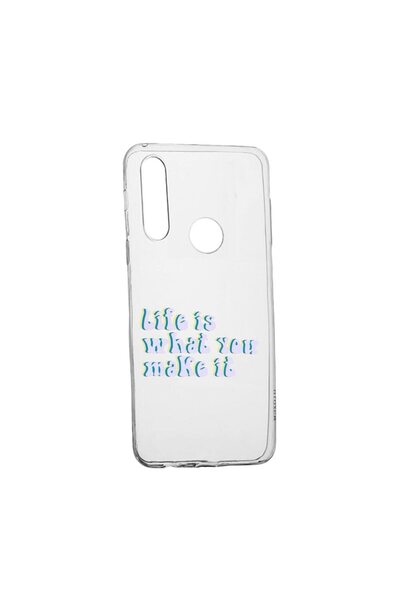 bestcase Husa cu mesaj Life is..., pentru Motorola Moto G8, rezistenta la uzu...