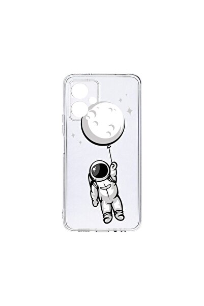 bestcase Διαφανής Θήκη Σιλικόνης 2MM, Συμβατή με Motorola Moto G14, Αστροναύτ...
