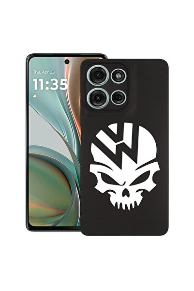 bestcase ¬Æ Husa pentru Motorola Moto G75, VW Skull, Slim Silicon 0.8MM, Anti...