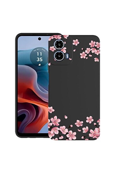 bestcase Θήκη για Motorola Moto G45 με παστέλ χρώματα - σχέδιο λουλουδιών, TP...