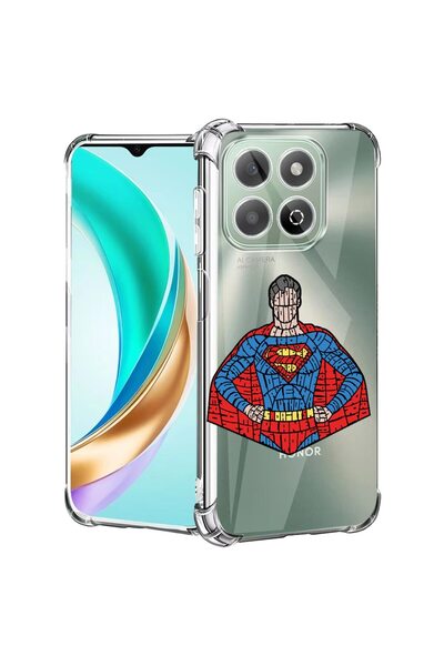 bestcase Husă pentru Honor X7d / 400 Smart cu design caligrafic Superman, Ant...